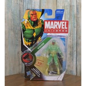 Marvel Universe Vision Action Figure Series 2 #6 Solid Variant DEFECT Hasbro 09